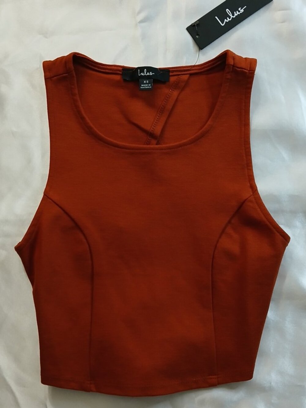 Lulus' Let's Tie It Cropped Tank Top - XS